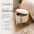 Sunnbliss™ CloudVault Storage Ottoman