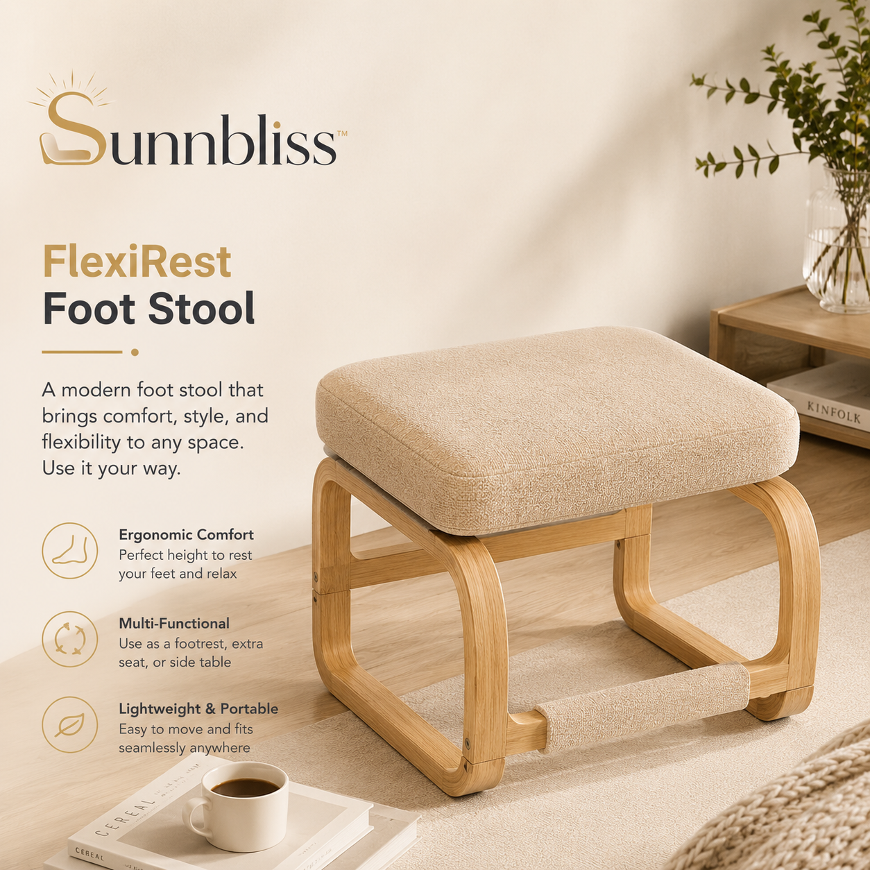 Sunnbliss™ FlexNest Comfort Stool
