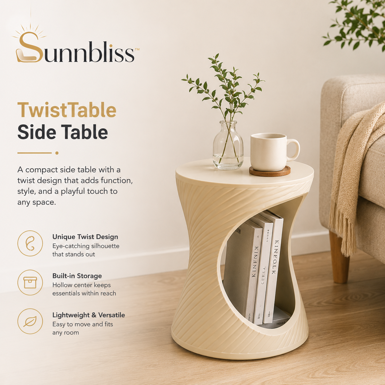 Sunnbliss™ OrbitNest Accent Table